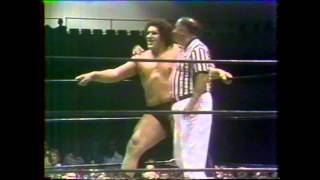 Baron Karl Von Cross and Ox Baker vs Andre The Giant and Dick The Bruiser   WWA   All Star Champions