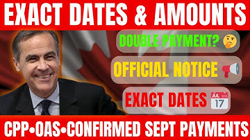 September 2025 CPP, OAS & GIS Payments Revealed – Exact Dates and Amounts for Canadian Seniors ✅