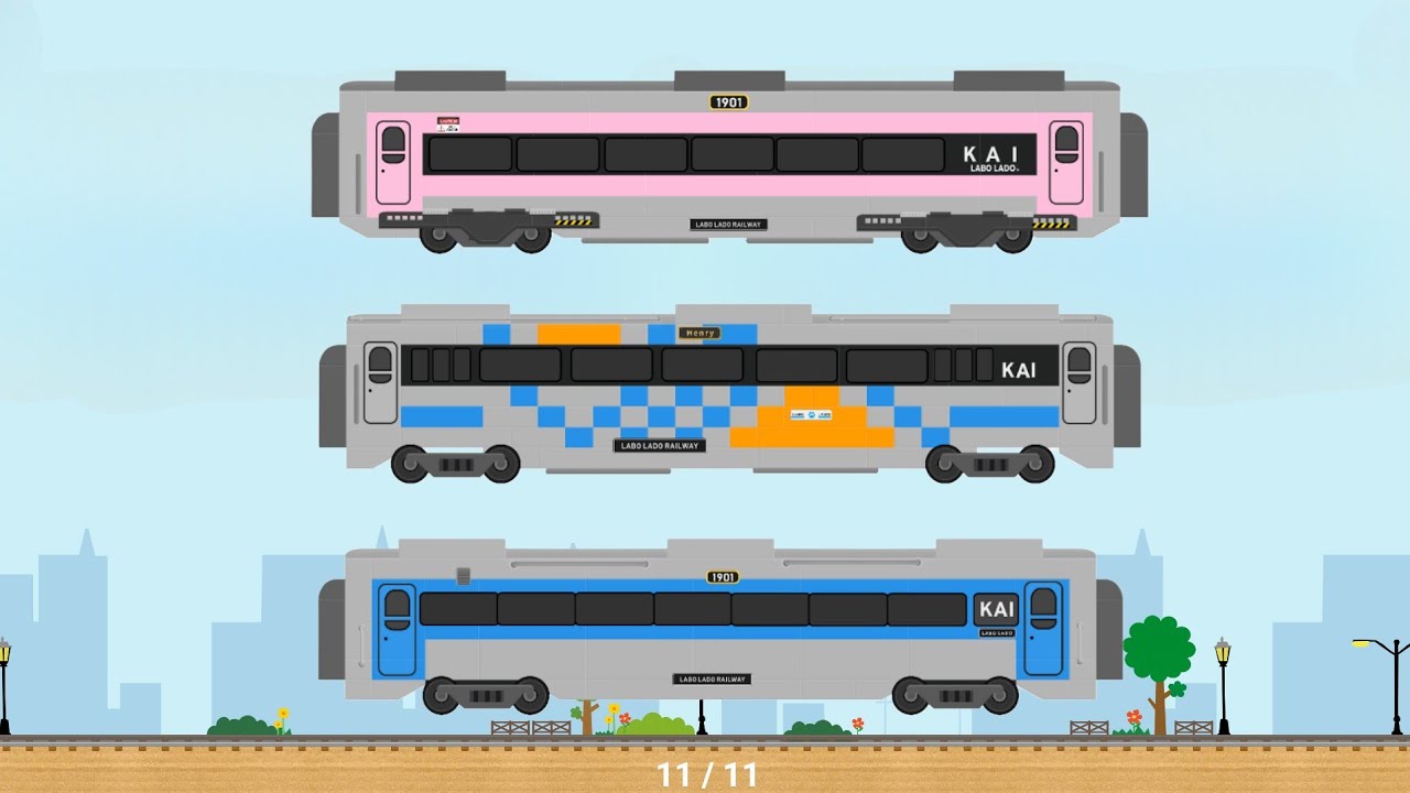Kompilasi Gerbong SS Taksaka, Lodaya dan Manahan Tambahan versi Labo Brick Train