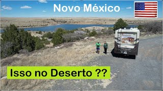 LUGAR MARAVILHOSO EM NOVO MEXICO EUA | ENCONTRAMOS NO MEIO DO DESERTO AGUA E PEGADAS DE DINOSSAUROS
