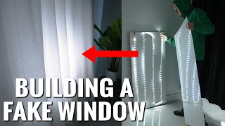 Building A Fake Window With Realistic Sun Light For Video Shoots