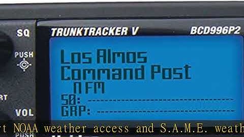 Uniden BCD996P2 Digital Mobile TrunkTracker V Scanner, 25,000 Dynamically Allocated Channels, Close