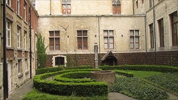 Leuven, Belgium: the University Library and the Town Hall.