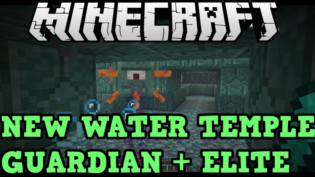 Minecraft (Xbox 360 / PS3) Water Temples and Guardians Explained YouTube