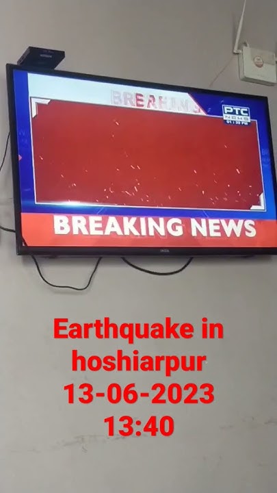 Earthquake today hoshiarpur time