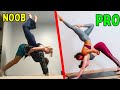 Trying famous acroyoga posses with my boyfriend