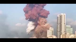 Beirut - Lebanon Explosion- Different Camera Angles, Beirut explosions, انفجار بيروت بلبنان