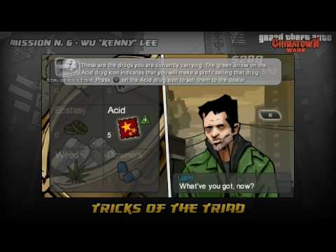 GTA Chinatown Wars Mission #6 - Tricks of the Triad