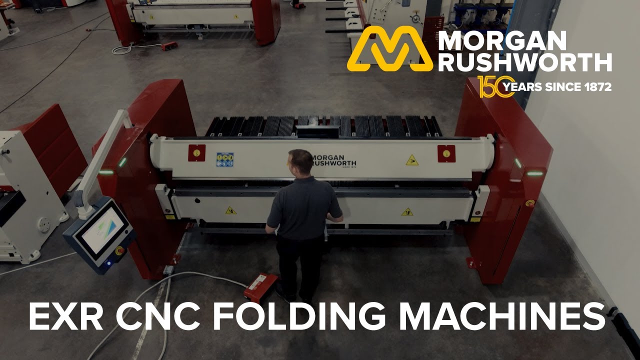 Morgan Way Machine CNC Folding Machines - Morgan Rushworth EXR - YouTube