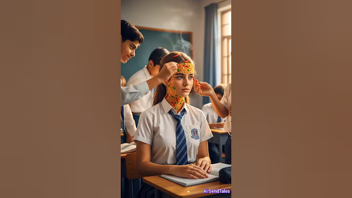 a girl made of maggie #ai #girl #funny
