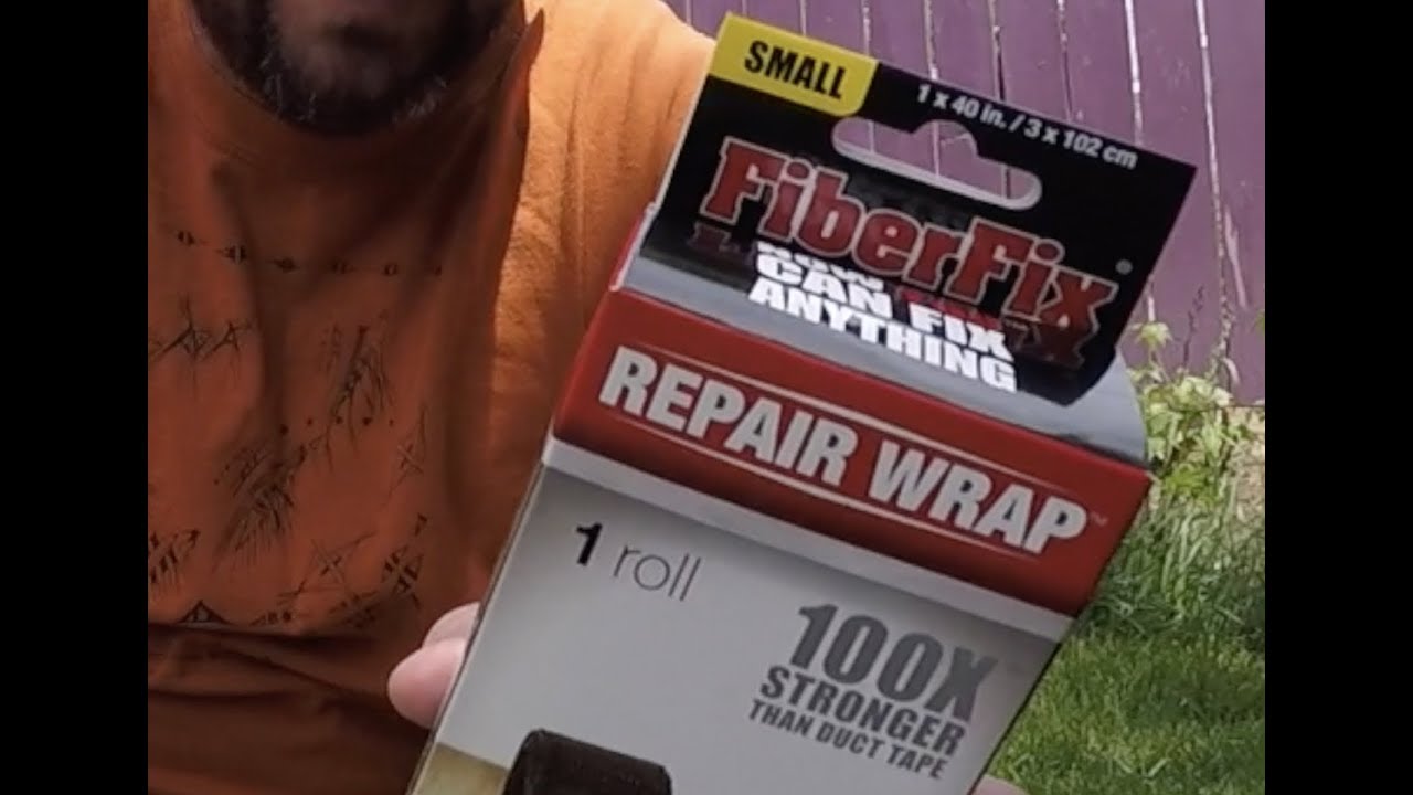 FIberFix Repair Wrap Field Test YouTube