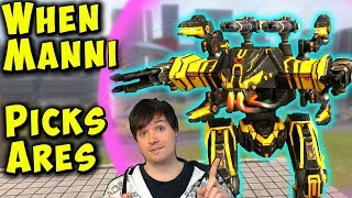 When MANNI Plays ARES Mk2 Maxed - War Robots Gameplay WR