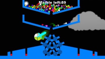 Marble Siege -  Marble Race in Algodoo