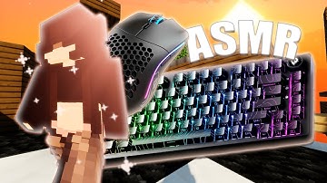 [1000+ FPS] Clean Hypixel Bedwars | Super Thocky Keyboard & Mouse ASMR Sounds