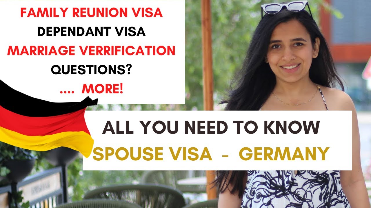 HOW TO GET GERMAN SPOUSE VISA? Family Reunion |  Dependant Visa | Marriage Verification🤔🤔