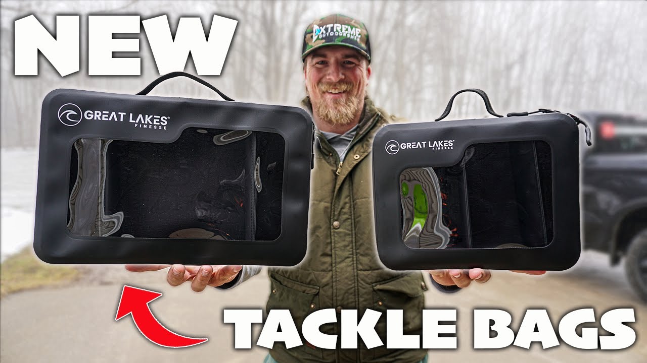 great lakes tackle box RBM Jigs X-Treme Jig Blue and a sun Great Lakes Finesse Bait Bag