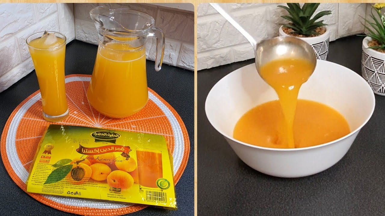 جربوه واستمتعو بالطعم😋 اطيب عصير قمر الدين🍹بطريقه سهله