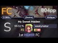 8.0⭐ xootynator | Mia REGINA / R3 Music Box - My Sweet Maiden [Desire] +HDHR 99.51% FC #1 | 804pp