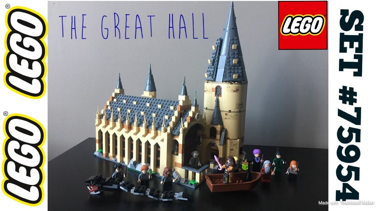 harry potter great hall lego set 75954