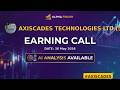 Axiscades Technologies Ltd (532395) | AXISCADES | Earning Call | Alfa Finder