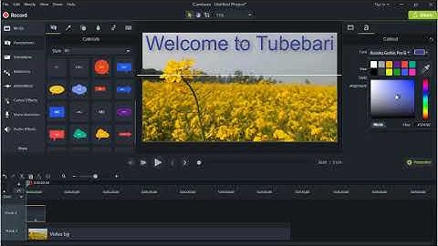How to use annotations,Transitions and Behaviors on camtasia 9.1 I Chittagonion Tutorial.