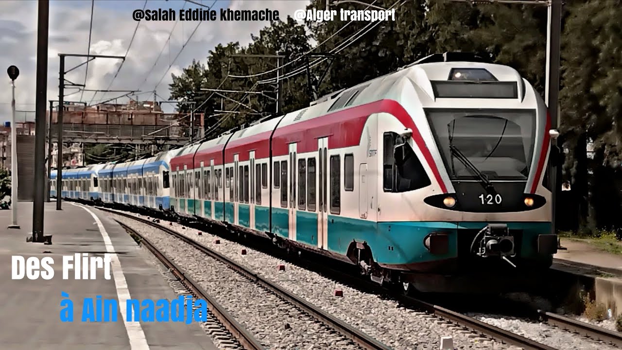 Des trains de banlieue à Ain naadja