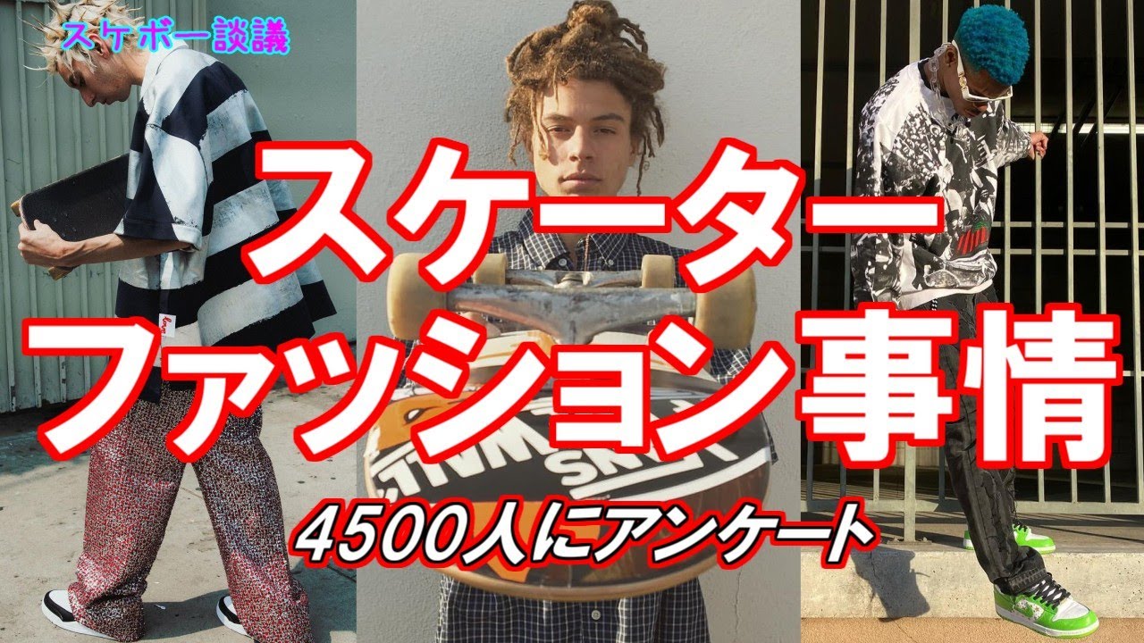 Skater Fashion Trends: A Survey of 4500 People [Explanation 