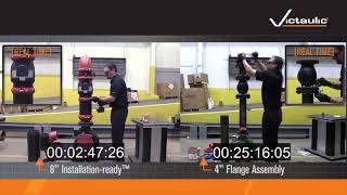 Victaulic Installation ready (8 inch) vs Flanged (4 inch)