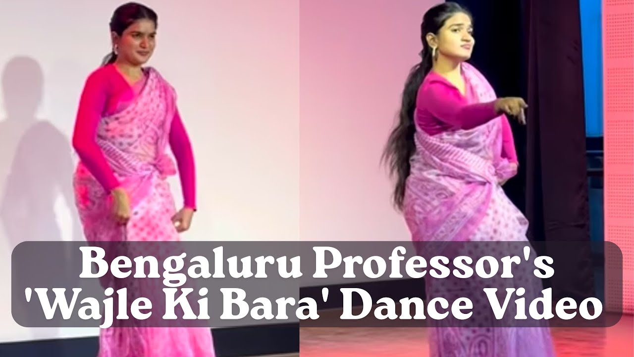 Bengaluru Professor's 'Wajle Ki Bara' Dance Video Leaves Internet in Awe and Wonder!