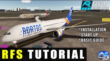 RFS-Real Flight Simulator -Tutorial||Installation, startup and learn basic Guide||RFS PRO||ANDROID||