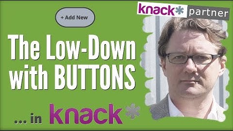 Buttons in your Knack Database App