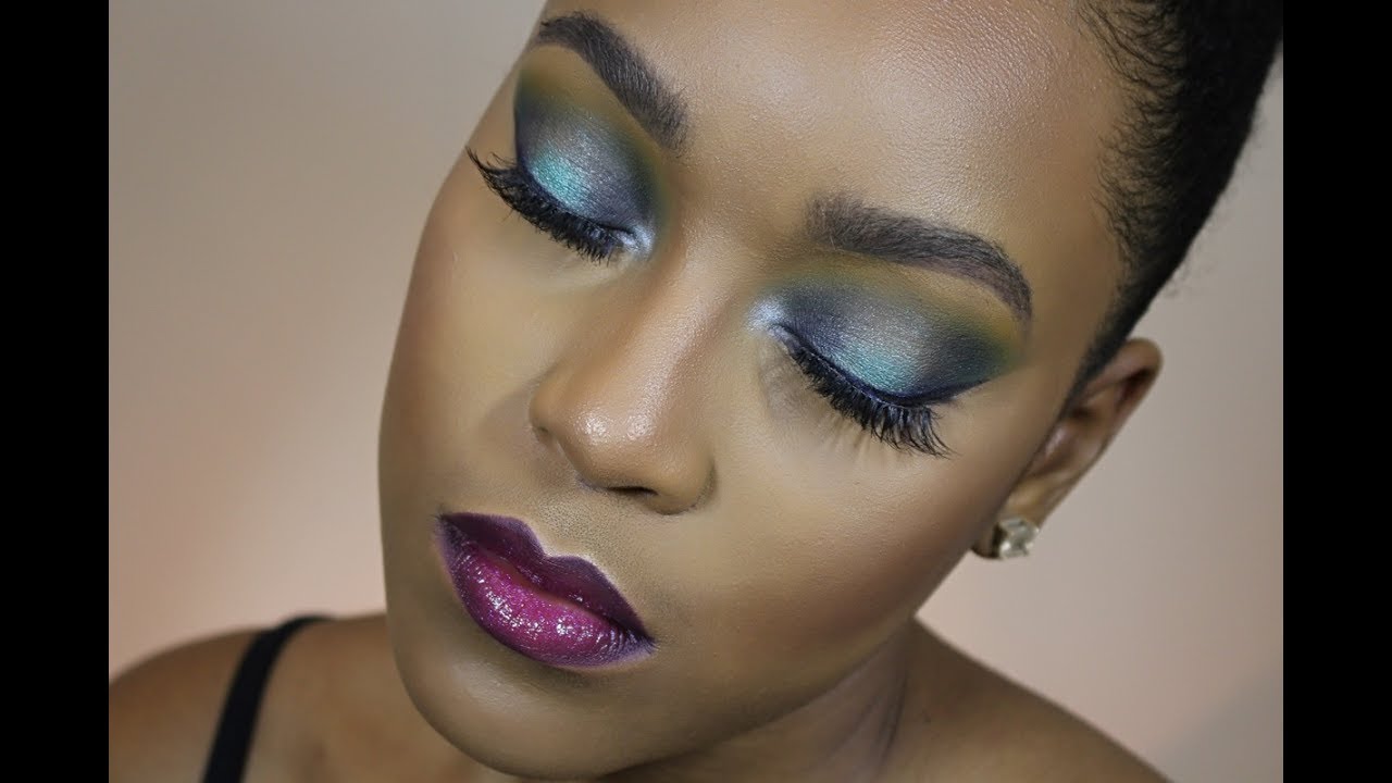 Blue Tropics: Blue Green Spotlight eye tutorial| Fit Face Beauty