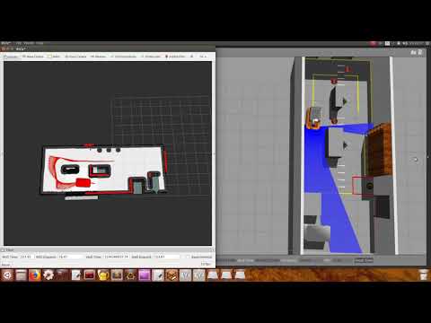 Autonomous Guided Vehicle amcl navfn dwa - navigation stack experiment