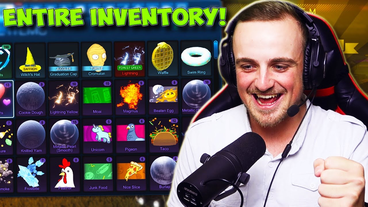 A FAN GAVE ME HIS ROCKET LEAGUE ACCOUNT TO TRADE UP HIS ENTIRE INVENTORY...