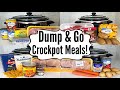 6 dump  go slow cooker meals  tasty crockpot dinner recipes made easy  julia pacheco