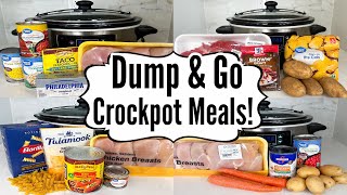 6 DUMP \& GO SLOW COOKER MEALS | Tasty Crockpot Dinner Recipes Made EASY | Julia Pacheco