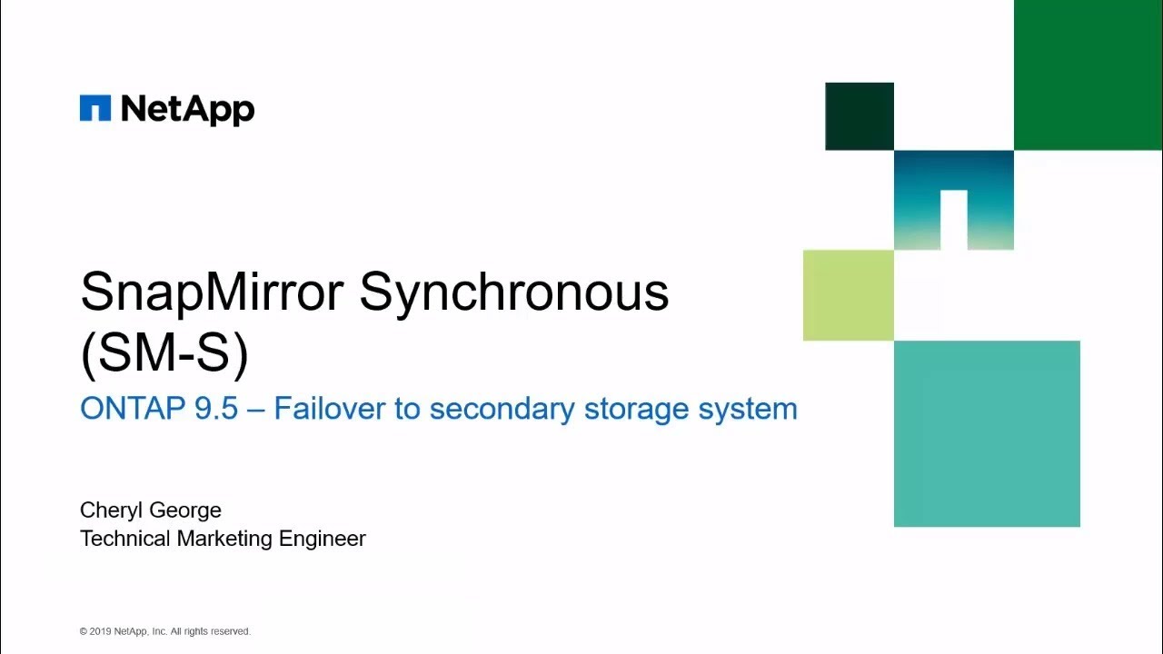 Failover to Destination Volume of SnapMirror Synchronous Relationship