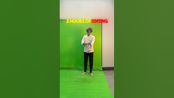 2 hours of editing in Blender and After effects ✨💫🌄 #anime #greenscreen #sky #space