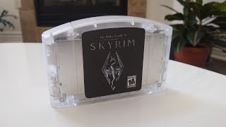 Elder Scrolls 64: Skyrim on real Nintendo 64 hardware (Kinda)
