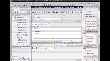 PLC 1 Creating a basic latching circuit Siemens TIA Portal