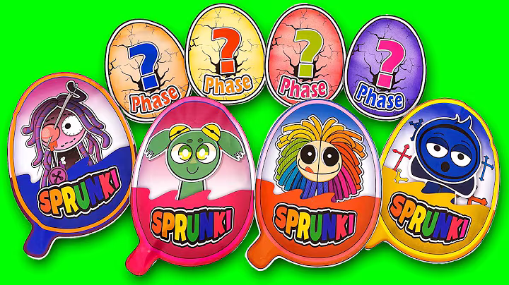 🌈SPRUNKI Kinder Blind Bag Compilation | ASMR Phase 1vs2vs3vs4 squishy