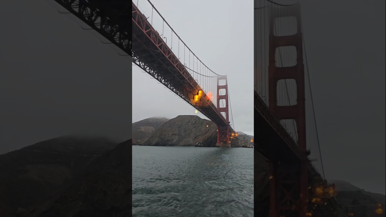Cruising under the Golden Gate Bridge