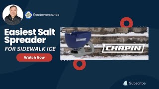 Easiest Salt Spreader for Sidewalk Ice