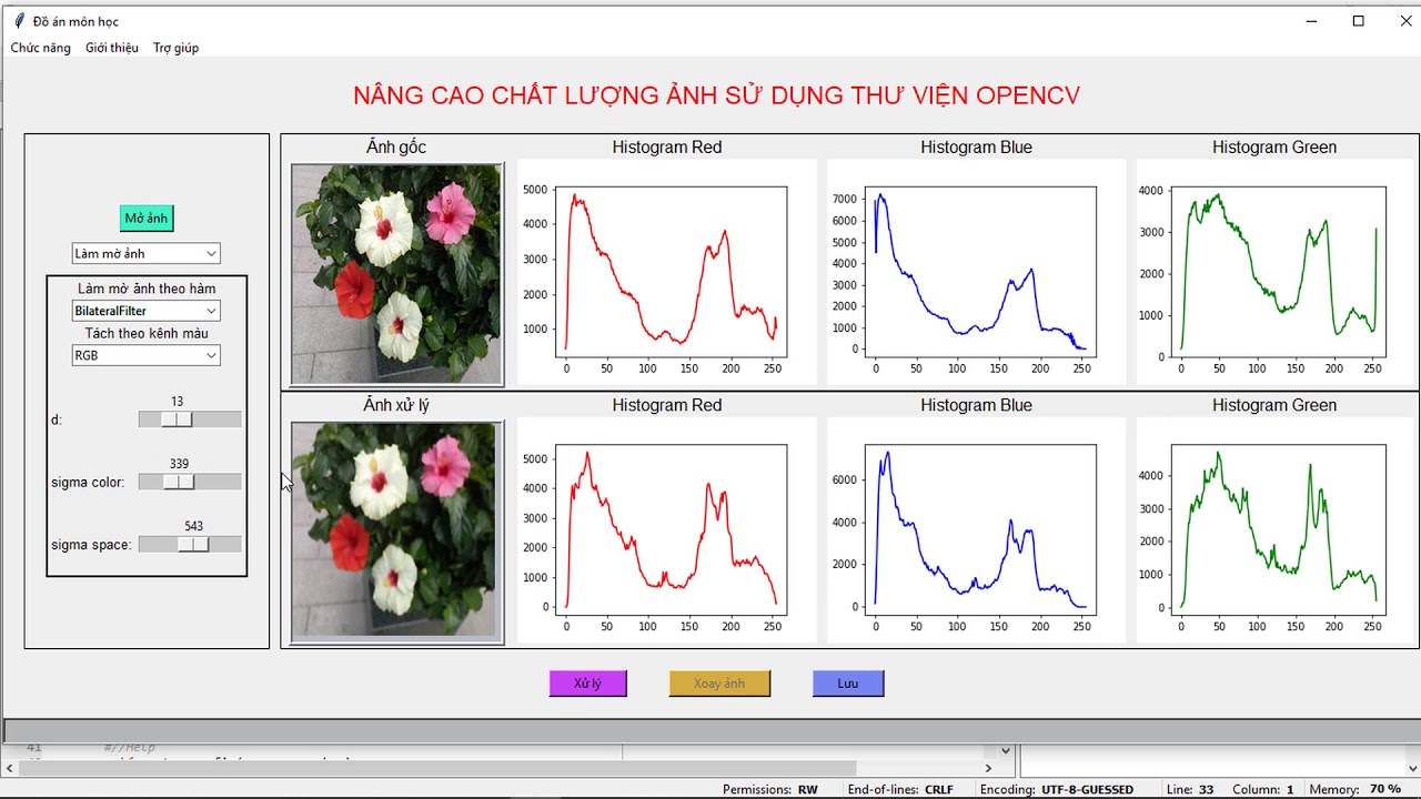 Nâng cao chất lượng ảnh sử dụng thư viện OpenCV Python - YouTube