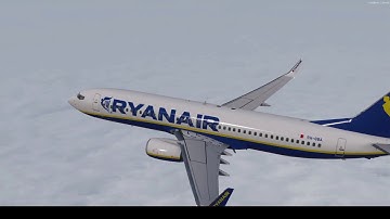 Prepar3D V4.5 - Flight from Amsterdam (EHAM) to Fuerteventura (GCFV) with Ryanair Boeing 737-800.