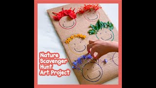 Nature Scavenger Hunt Art Project for Kids