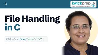 File Handling in C: fopen, Modes, fgets, fprintf