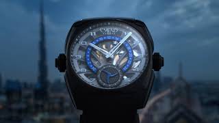 Cyrus Klepcys GMT Retrograde
The new Cyrus Klepcys GMT Retrograde features a cleverly designed dual time function that is powered by a completely new automatic manufacture movement and it is presented in a new streamlined Klepcys case with reduced diameter and thickness. Discover more about this timepieces at https://www.timeandwatches.com/2020/10/cyrus-klepcys-gmt-retrograde.html Cyrus Klepcys GMT Retrograde