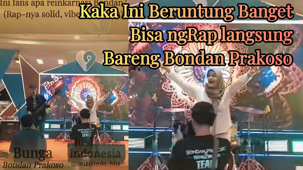 Bondan Prakoso - Bunga | Kaka Ini Beruntung Banget Bisa ngRap Langsung Bareng Indolanya!