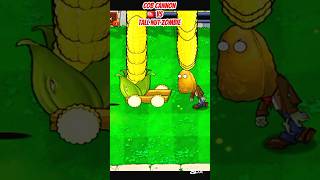 *COB CANNON VS TALL NUT ZOMBIE* #shorts #short #pvz #youtubeshorts #shortvideo #pvzfusion #gaming